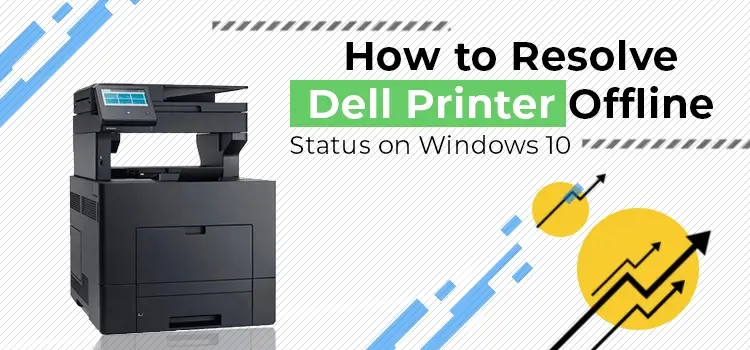 dell printer offline status on windows 10