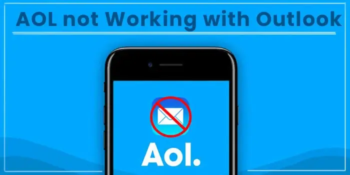AOL mail not working with Outlook